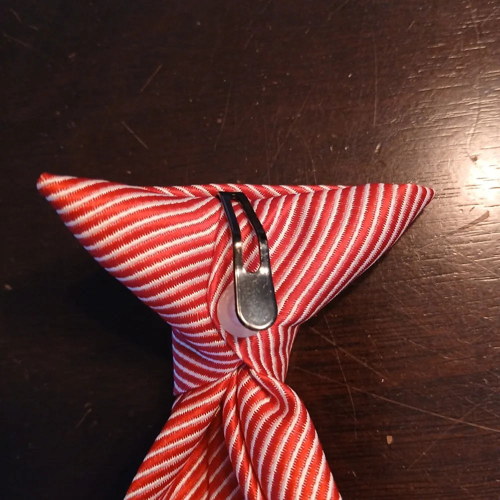 George Red Striped Men's Tie